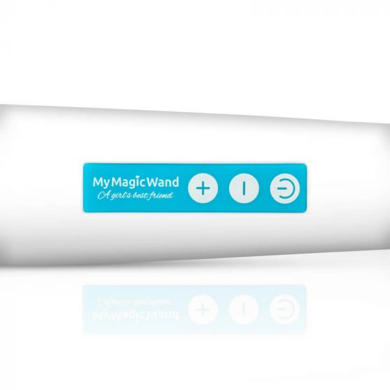 MyMagicWand - ισχυρός μασάζ δονητής (λευκό-μπλε)