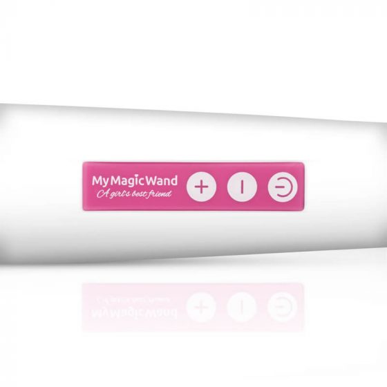 MyMagicWand - ισχυρός δονητής μασάζ (λευκό-ροζ)