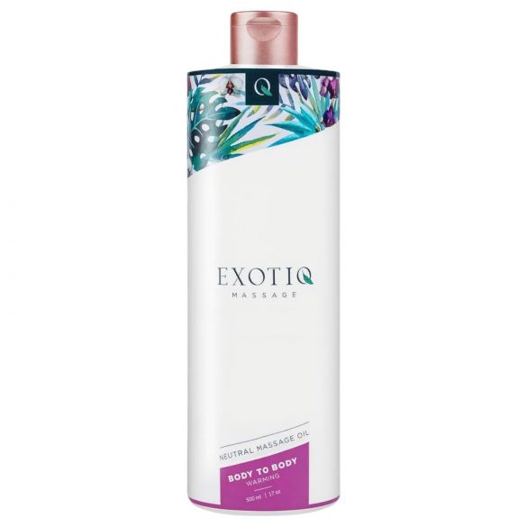 Exotiq Σώμα με Σώμα - Θερμαντικό Λάδι για Μασάζ (500ml) 