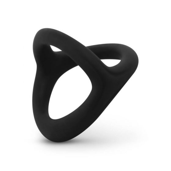 Δαχτυλίδι Εύκολοι Πόθοι - ελαστικό δαχτυλίδι πέους και όρχεων (μαύρο)
