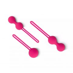   Εύκολες Απαλής - σετ kegel - 3 τεμάχια (ροζ)