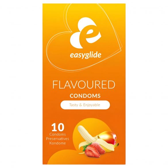 EasyGlide Flavoured - ΠΡΟΦΥΛΑΚΤΙΚΑ με γεύση φρούτων (10 τεμ.)