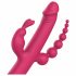 Dreamtoys Anywhere Pleasure Vibe - επαναφορτιζόμενος, 4 κλαδιών δονητής (ροζ) 