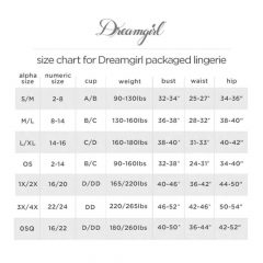   Dreamgirls Υπηρέτρια Plus Size Διάφανο Διχτυωτό - Στολή Καμαριέρας (XL-XXL)