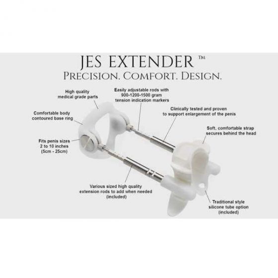 Τζες-Εξτέντερ - Ελαφρύ Τυπικό συσκευή μεγέθυνσης πέους (έως 17cm)