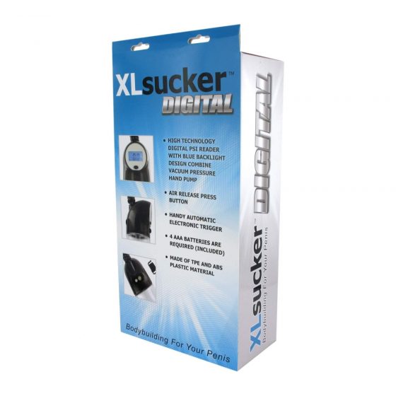 XLSUCKER - Ψηφιακή Αντλία Στύσης και Ανάπτυξης Πέους (διάφανη)