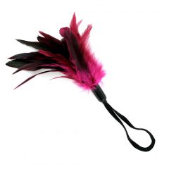   Sportsheets - φτερωτό χάιδευμα με λουράκι καρπού (ροζ-μαύρο)
