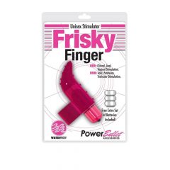   Φρόνιμο Δάχτυλο - αδιάβροχος δονητής δαχτύλου (ροζ)