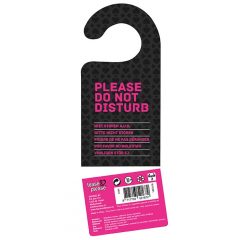   Σετ ζαριών για το σεξ με κρεμαστό πόρτας (μαύρο-ροζ)