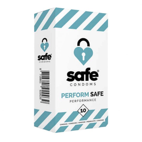 SAFE Perform Safe - μεγάλο προφυλακτικό (10 τεμάχια) 