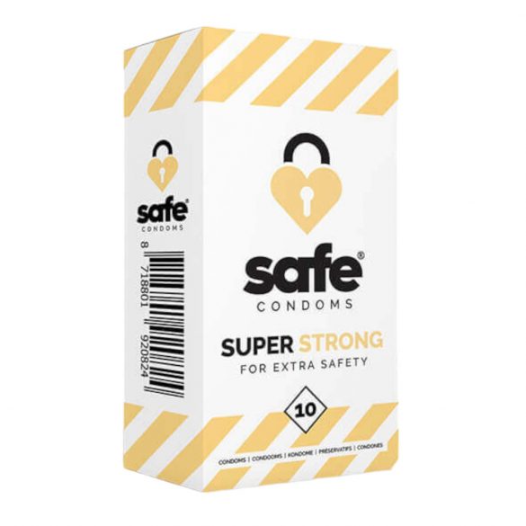 SAFE Σούπερ Ισχυρό - εξαιρετικά ανθεκτικά προφυλακτικά (10τεμ)