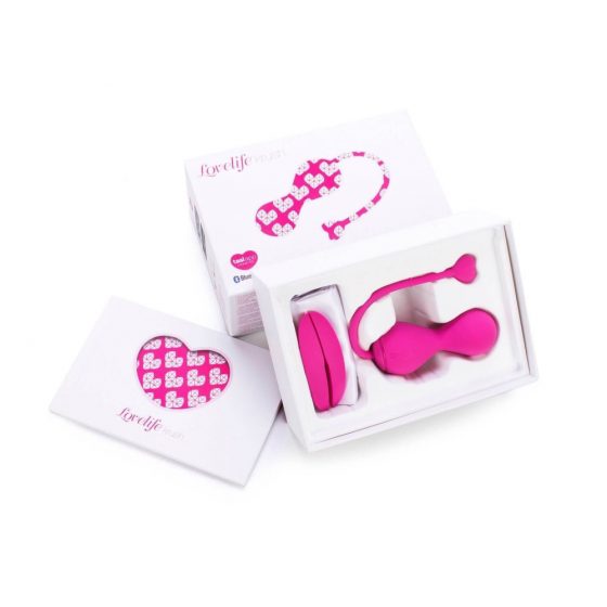 LOVELIFE BY OHMIBOD - KRUSH - Έξυπνο, επαναφορτιζόμενο ντουέτο Kegel (ροζ)