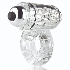   Σκουλαρίκι με Δονήσεις - Διαφανές Δαχτυλίδι Πέους