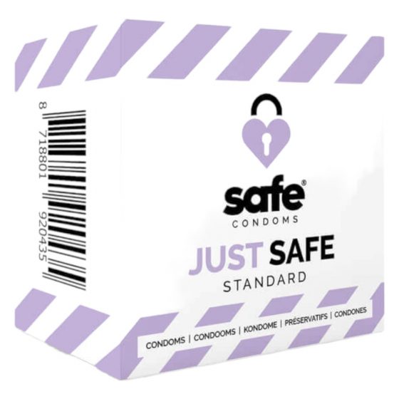 SAFE Just Safe - τυπικό προφυλακτικό με άρωμα βανίλιας (5 τεμάχια)