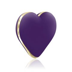   RS Icons Καρδιά - δονητής κλειτορίδας με επαναφορτιζόμενη μπαταρία (μωβ)