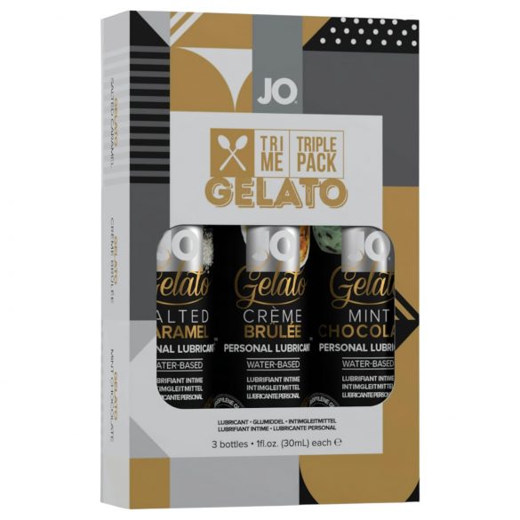 JO System Gelato - σετ λιπαντικών με γεύση (3x30ml)