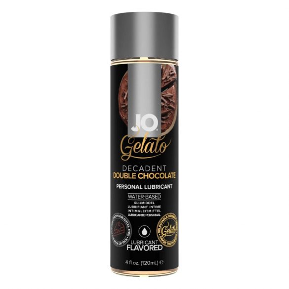 Jo Gelato διπλή σοκολάτα - βρώσιμο, υδατοδιαλυτό λιπαντικό (120ml)