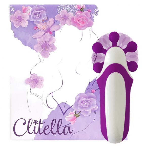 FEELZTOYS Clitella - επαναφορτιζόμενος περιστρεφόμενος στοματικός δονητής (μοβ) 