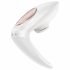 Satisfyer Pro 4 Ζευγάρια - επαναφορτιζόμενο ζευγαρωτικό δονητή με κυματισμούς αέρα (λευκό) 