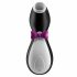 Satisfyer Penguin - επαναφορτιζόμενος, αδιάβροχος διεγέρτης κλειτορίδας (μαύρο-λευκό) 