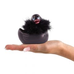   My Duckie Paris 2.0 - παιχνιδιάρικη πάπια αδιάβροχος δονητής κλειτορίδας (μαύρο)