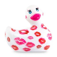   My Duckie Romance 2.0 - αδιάβροχος δονητής κλειτορίδας (λευκό-ροζ)