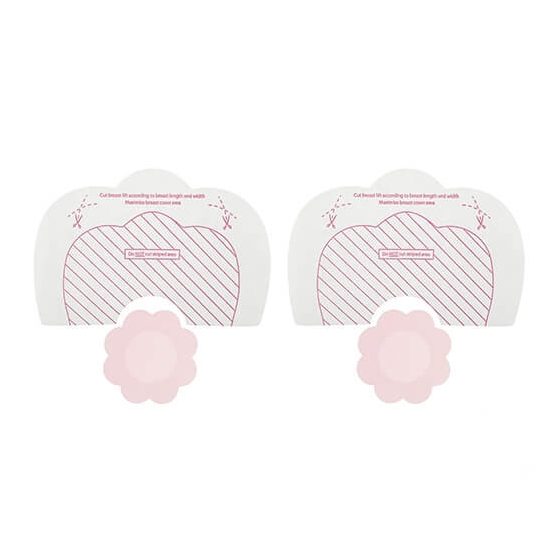Μπάι Μπρα F-H - αόρατος ανυψωτής στήθους - ροζ (3 ζευγάρια)