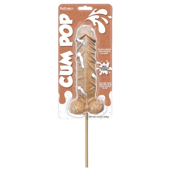 Cum Cock Pop - πέους GIGA γλειφιτζούρι (295g) - σοκολάτα γάλακτος 