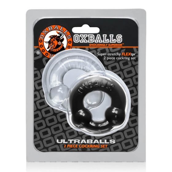 OXBALLS Ultraballs - εξαιρετικά ισχυρός σετ δακτυλιδιών πέους με μπίλιες (2 τεμάχια)