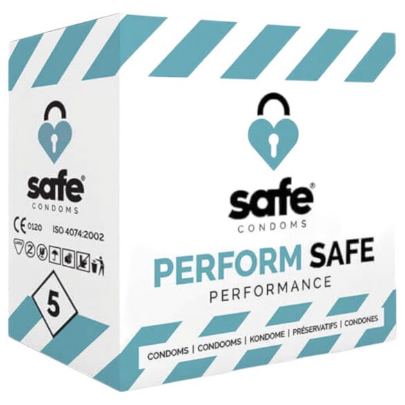 SAFE Perform Safe - μεγάλο προφυλακτικό (5τεμ) 