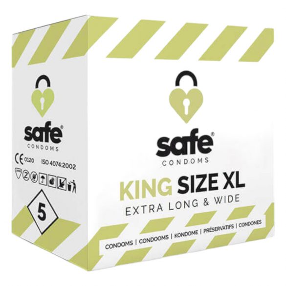 SAFE King Size XL - extra μεγάλο προφυλακτικό (5 τεμάχια) 