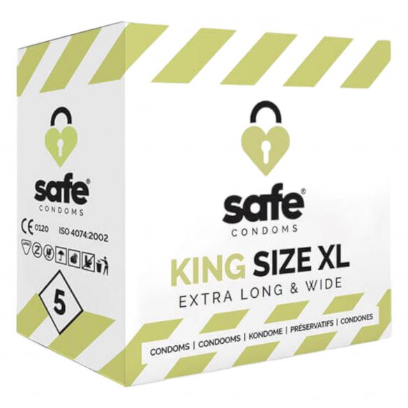 SAFE King Size XL - extra μεγάλο προφυλακτικό (5 τεμάχια) 