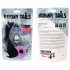 FEELZTOYS Bunny Tails - μεταλλικό πρωκτικό dildo με ουρά κουνελιού (ασημί-μοβ)