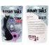 FeelzToys Bunny Tails - μεταλλικό πρωκτικό βύσμα με ουρά κουνελιού (ασημί-μοβ)