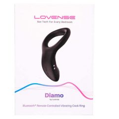   LOVENSE Diamo - έξυπνο, δονούμενο δαχτυλίδι πέους (μαύρο)