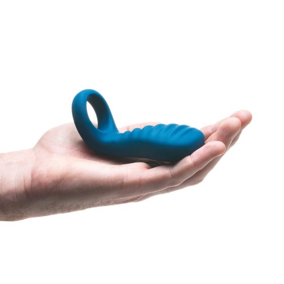 OHMIBOD Bluemotion Nex 3 - έξυπνος, επαναφορτιζόμενος δονούμενος δακτύλιος πέους (μπλε)
