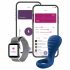 OHMIBOD Bluemotion Nex 3 - έξυπνο, επαναφορτιζόμενο δαχτυλίδι δόνησης πέους (μπλε) 