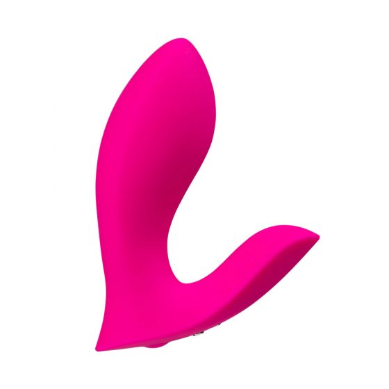 LOVENSE Flexer Panty - φορητός δονητής με μπαταρία 2σε1 (ροζ)